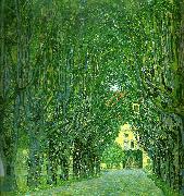 Gustav Klimt allea i slottet kammers park USA oil painting artist